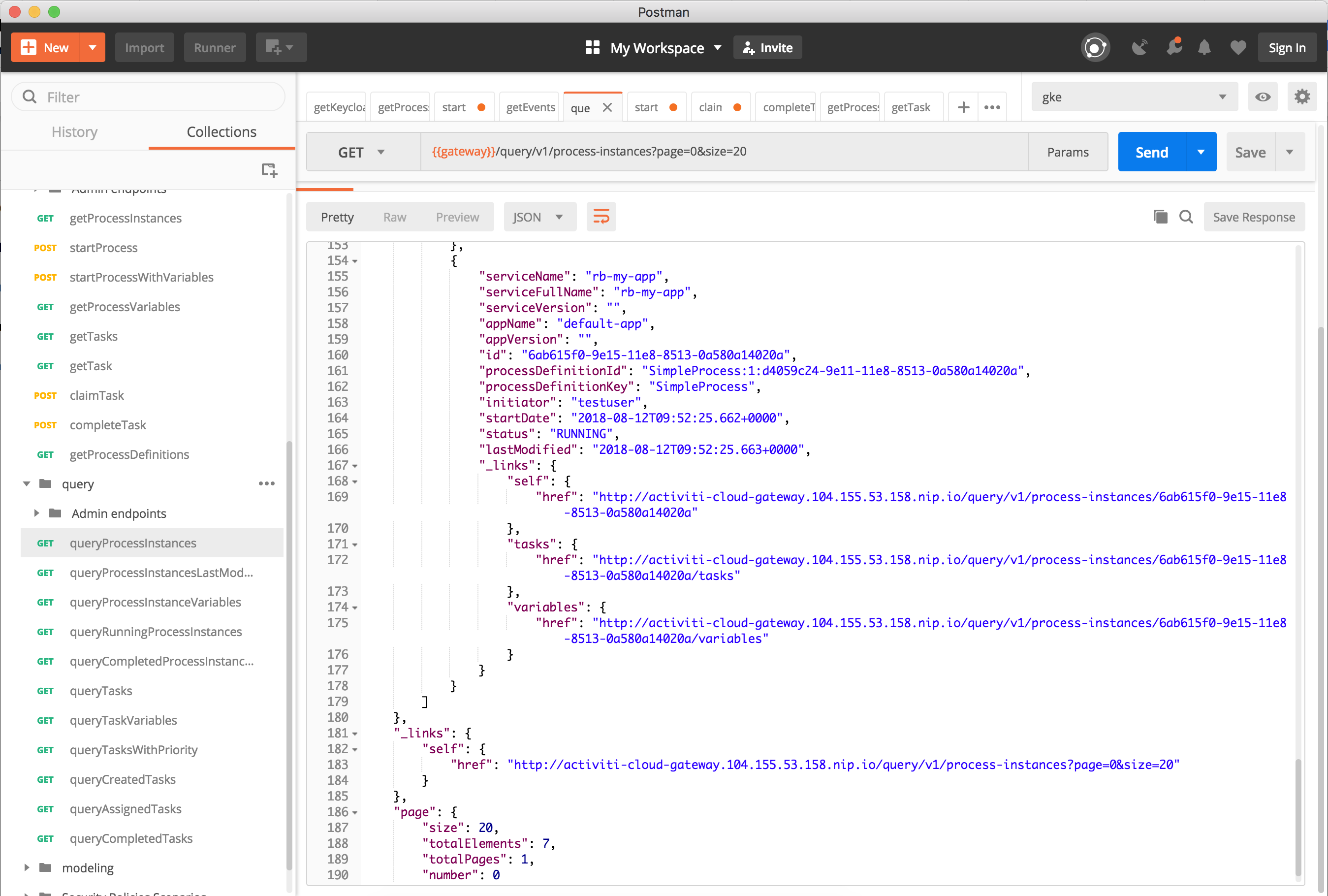 postman-query-processinstances